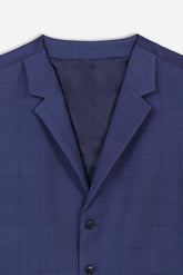GILET FANTASIA QUADRI BLUETTE